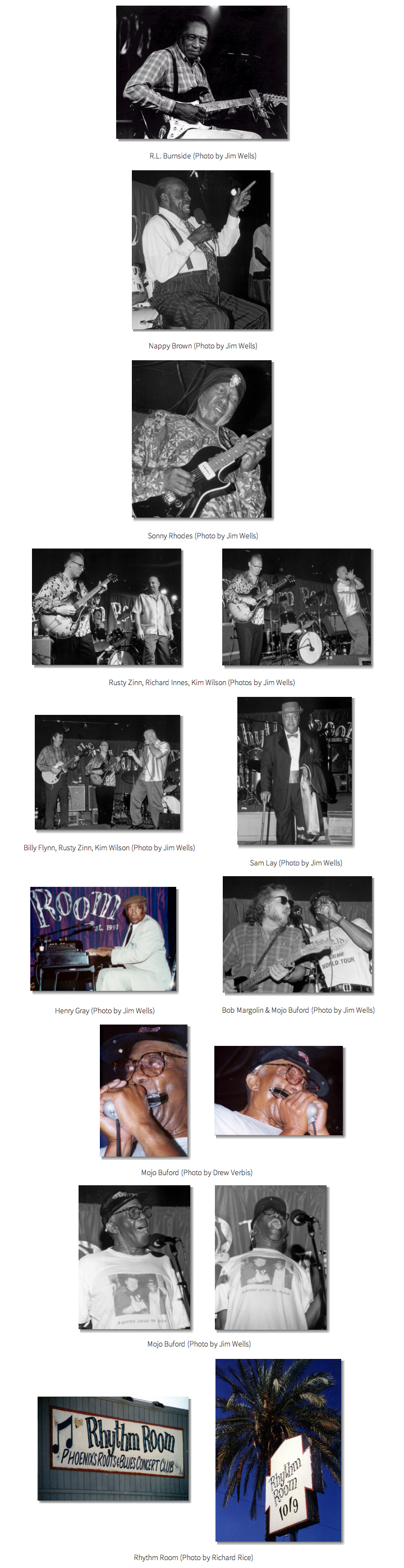 Rhythm Room Blues Album Photos