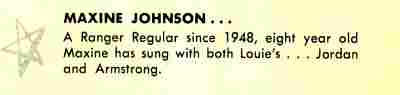 Maxine Johnson Ranger text