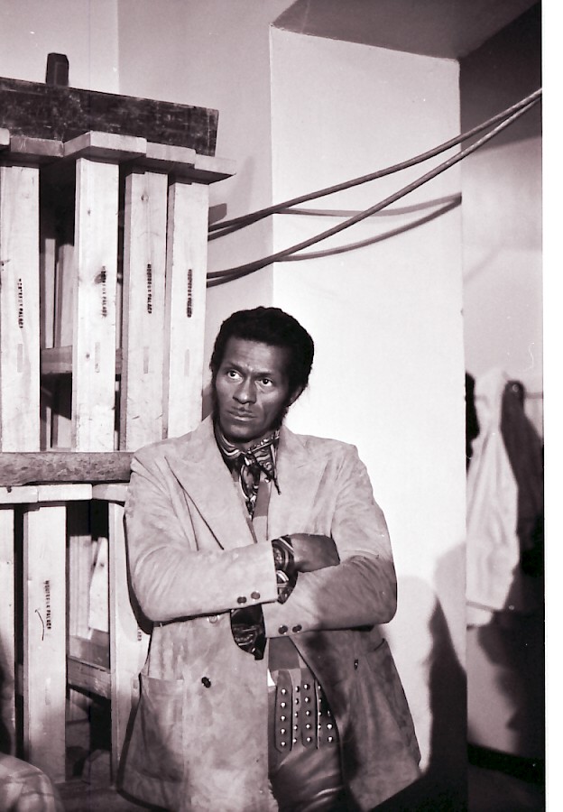 Chuck Berry backstage