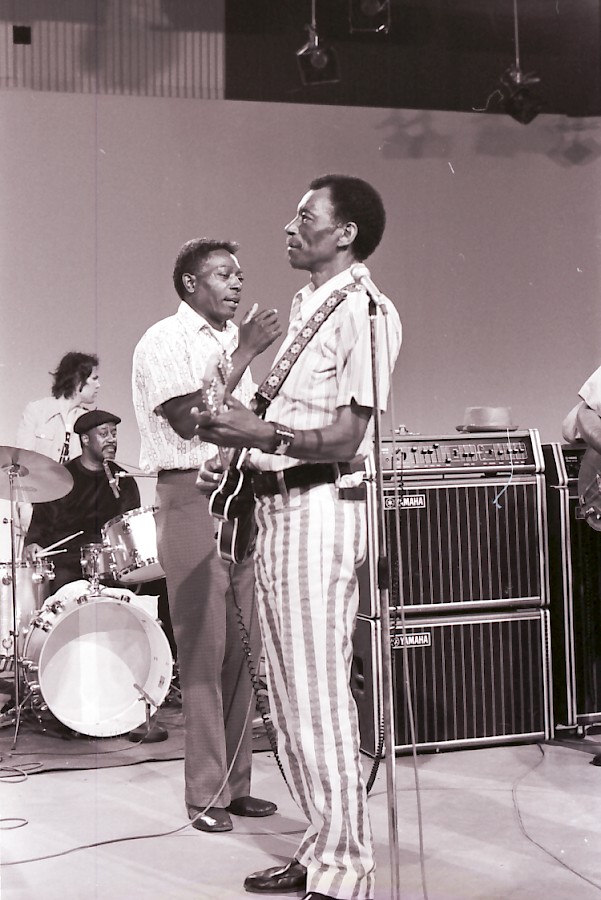 Whispering-Lightnin' rehearsing