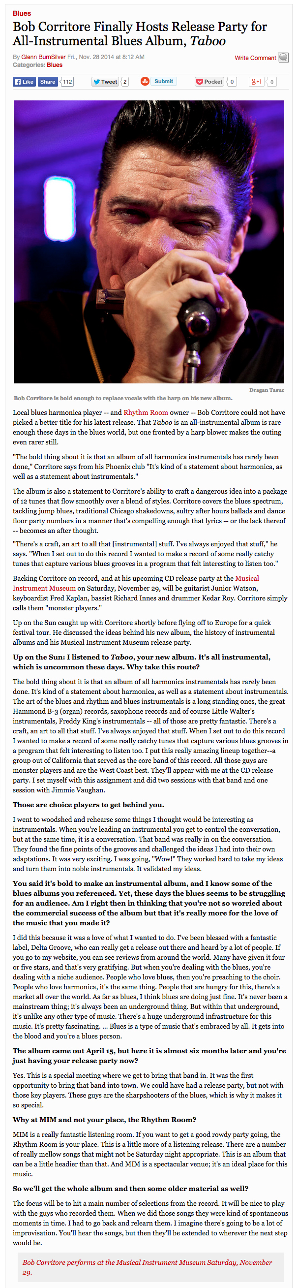 NewTimesTabooReleaseShowStory