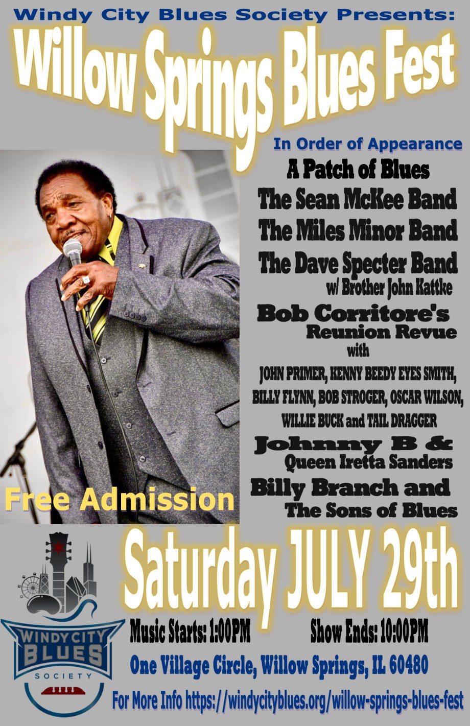 Windy City Blues 7.29 4R